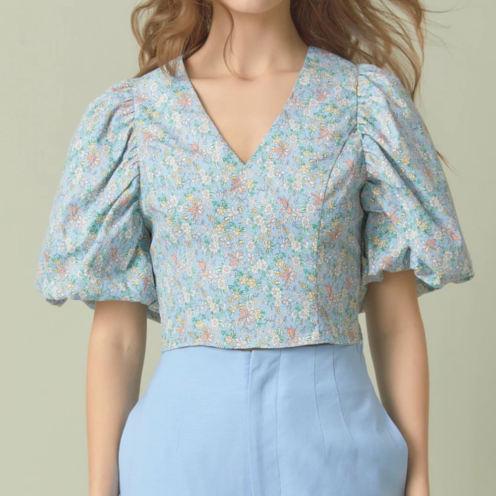 Endless Rose Floral Crop Top